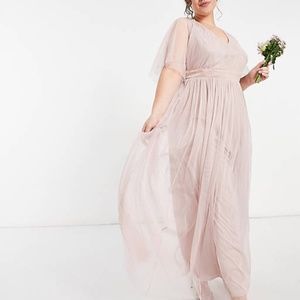 Asos Anaya with Love Plus Dress in pink